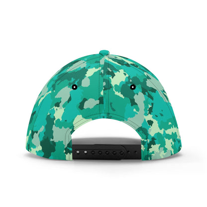 Cyan Green Camo Cap | Military Camouflage