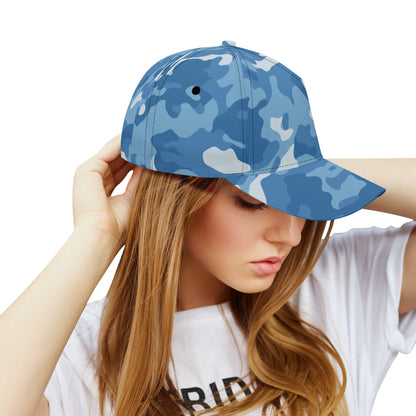 Blue Camo Baseball Cap | Modern Army-Inspired Pattern