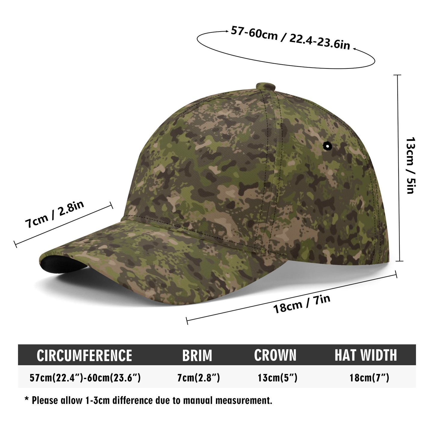 Brown Camo Baseball Cap | Hunting Camouflage