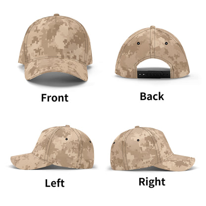 Brown Camo Cap | Pixel Digital Camouflage