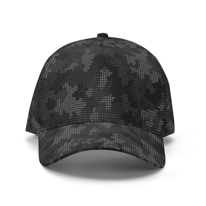 Black Camo Cap | Stylish Pixel Camouflage