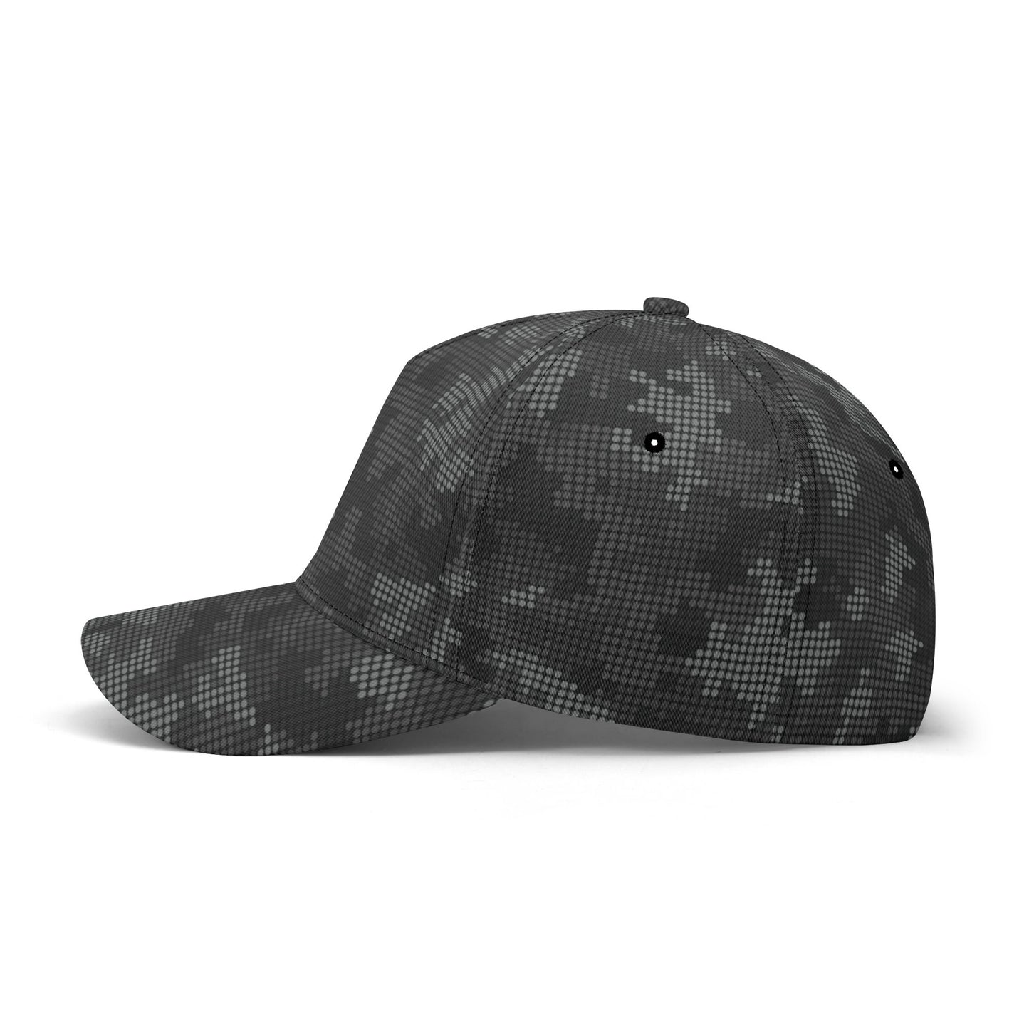 Black Camo Cap | Stylish Pixel Camouflage