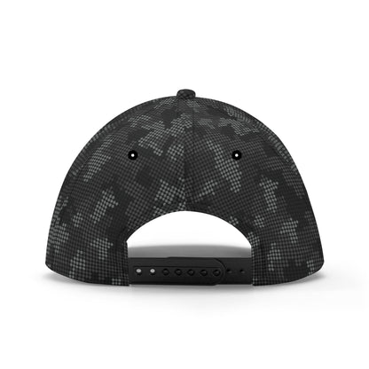 Black Camo Cap | Stylish Pixel Camouflage