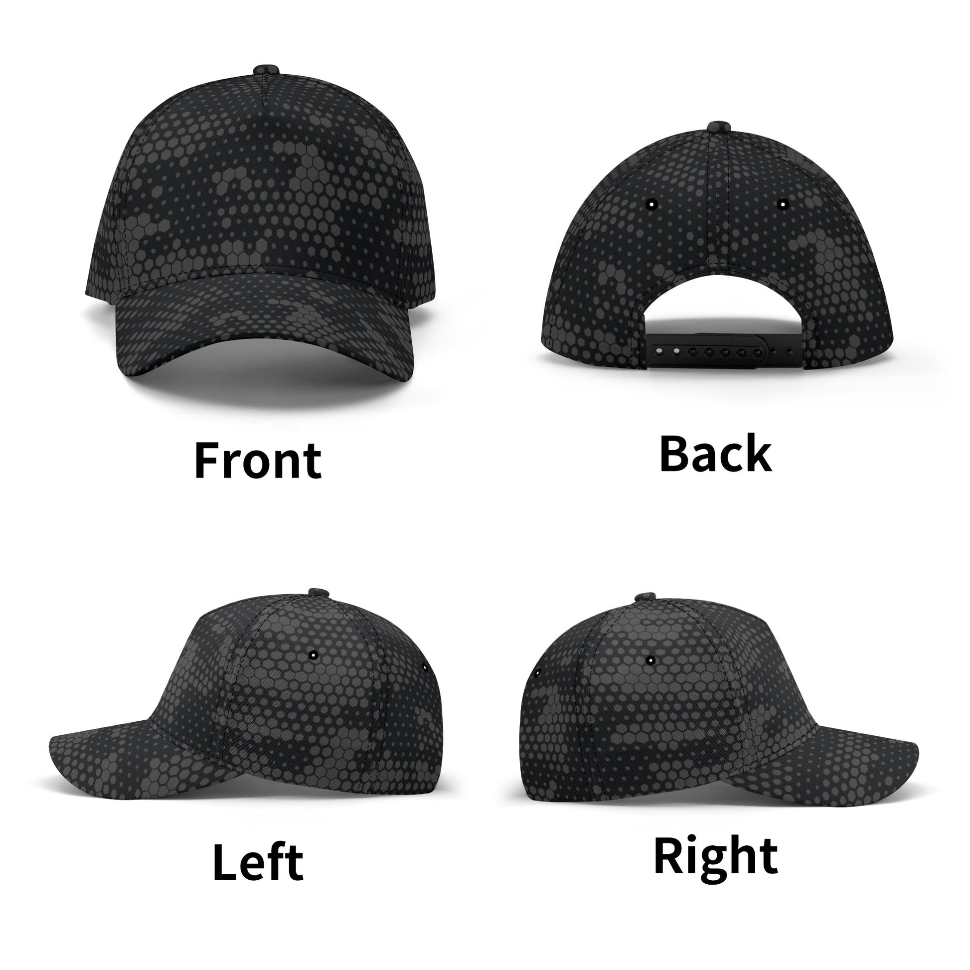 Black Camo Cap | Stylish Hive Camouflage