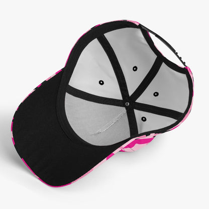 Pink Camo Cap | Candy, Black, & Cerise Mixed Camouflage