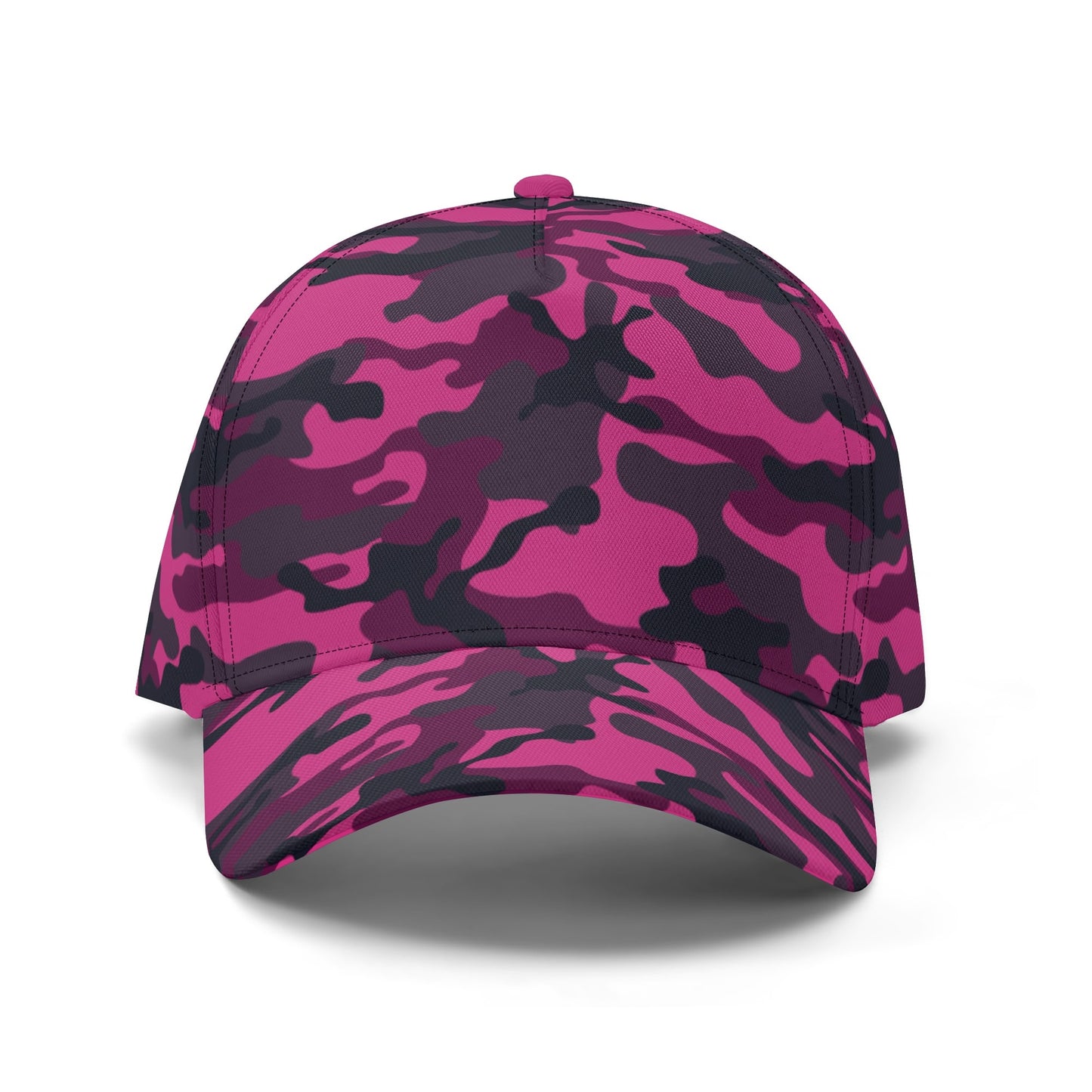 Pink Camo Cap | Onyx & Deep Blue Mixed Camouflage