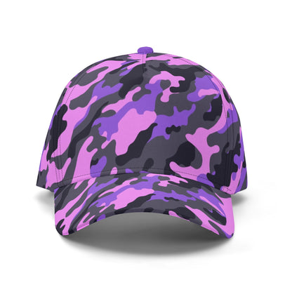 Pink Camo Baseball Cap | Black & Indigo Mixed Camouflage