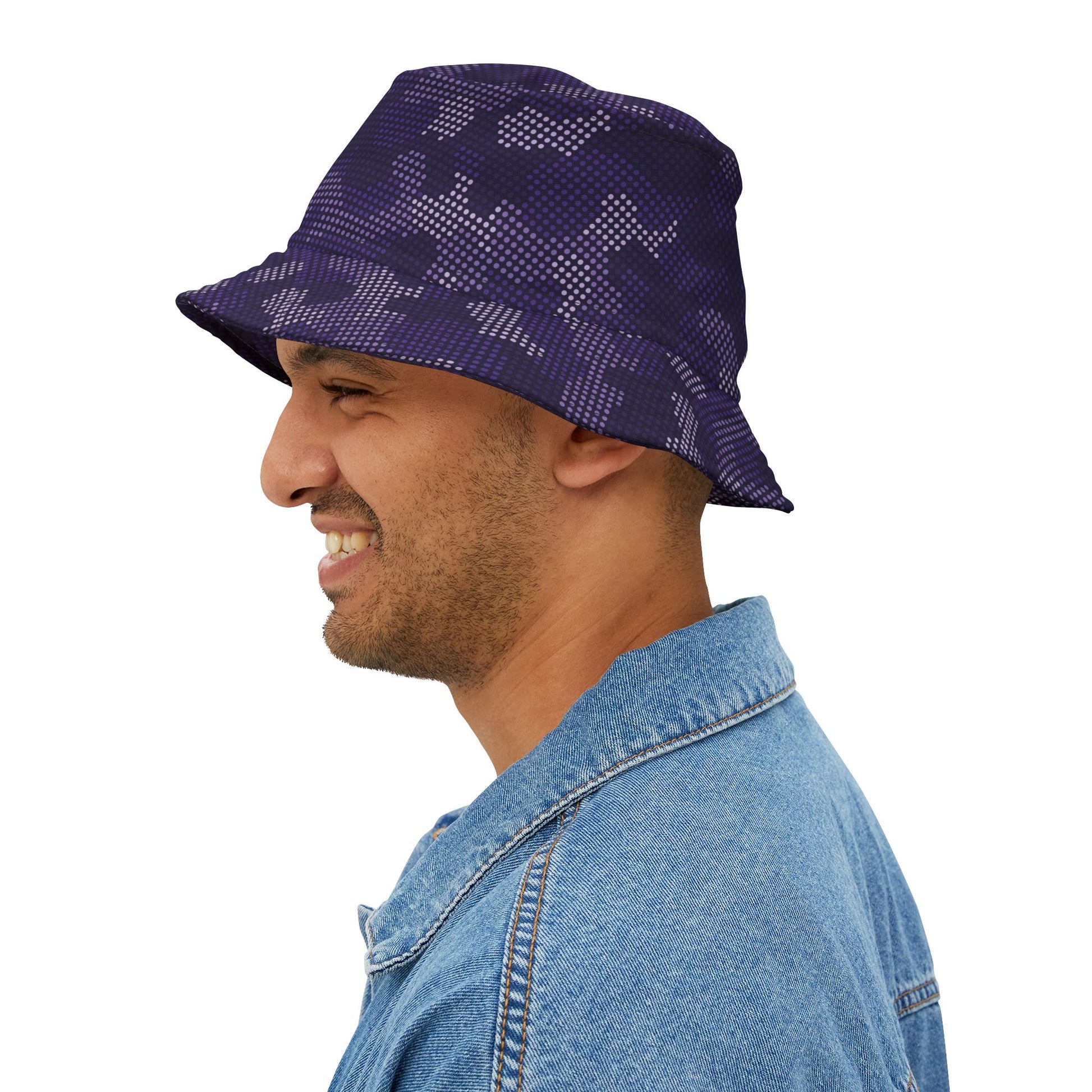 Camo Bucket Hat | Blue Led Camouflage