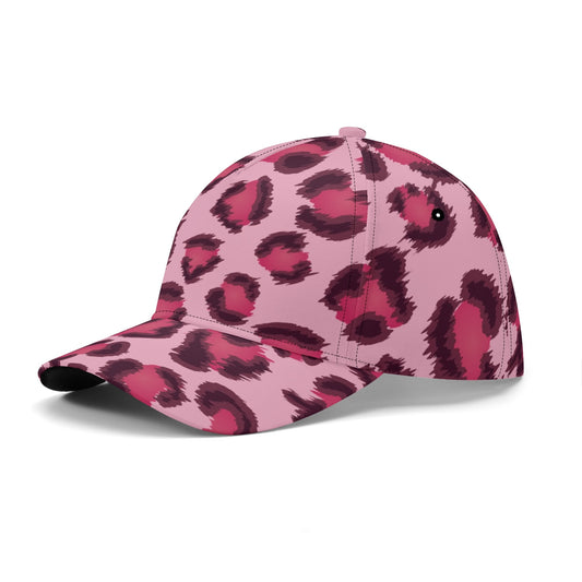 Leopard Hat | Pink, Cherry and Black