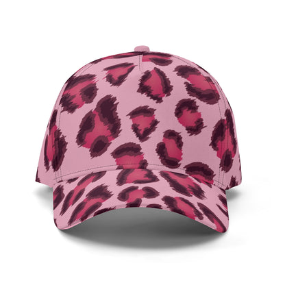 Leopard Hat | Pink, Cherry and Black