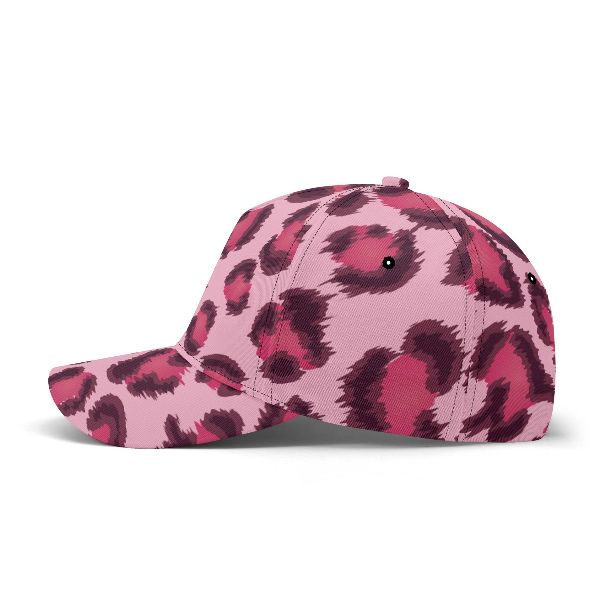 Leopard Hat | Pink, Cherry and Black