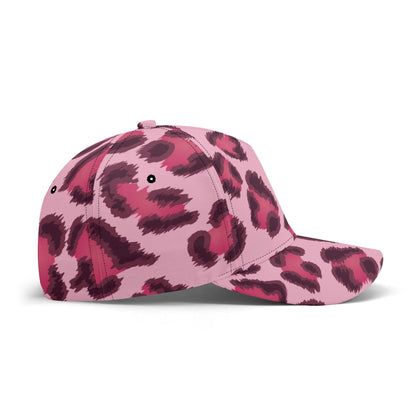 Leopard Hat | Pink, Cherry and Black