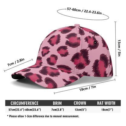 Leopard Hat | Pink, Cherry and Black