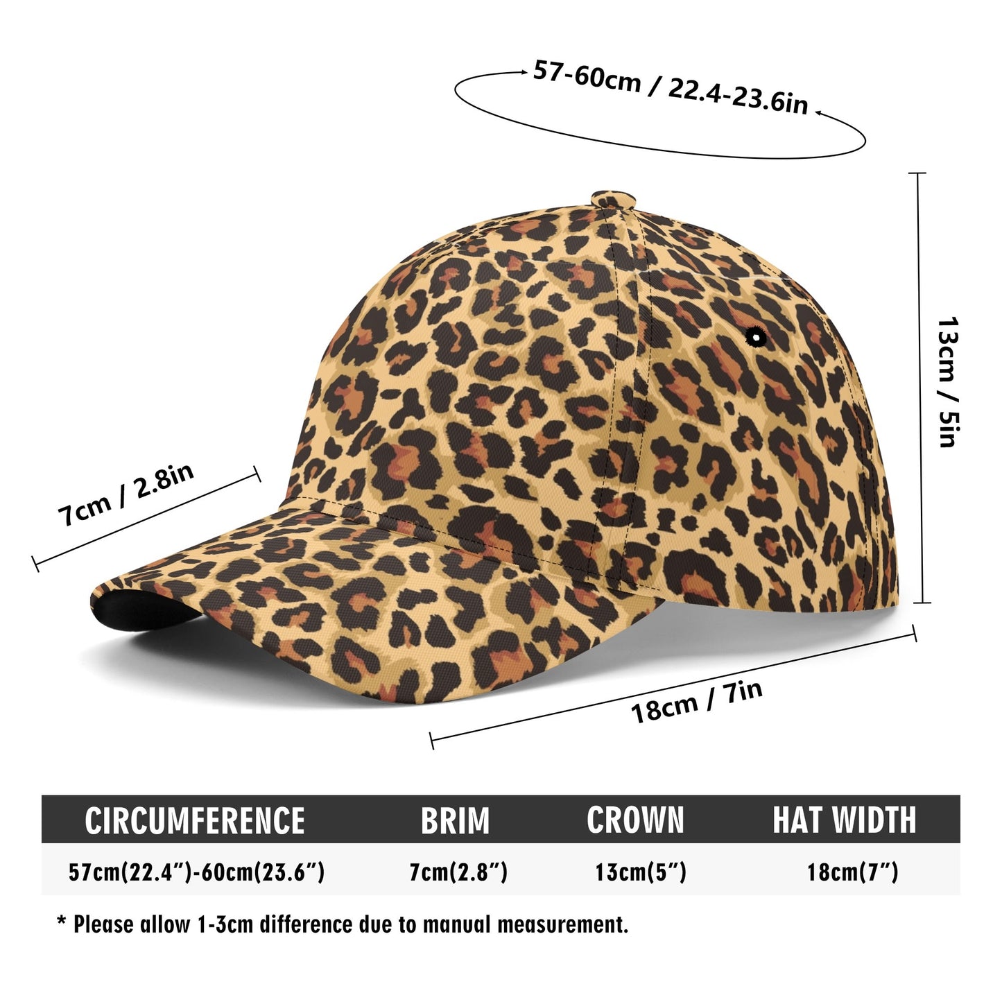 Leopard Hat | Classic Brown and Black Print