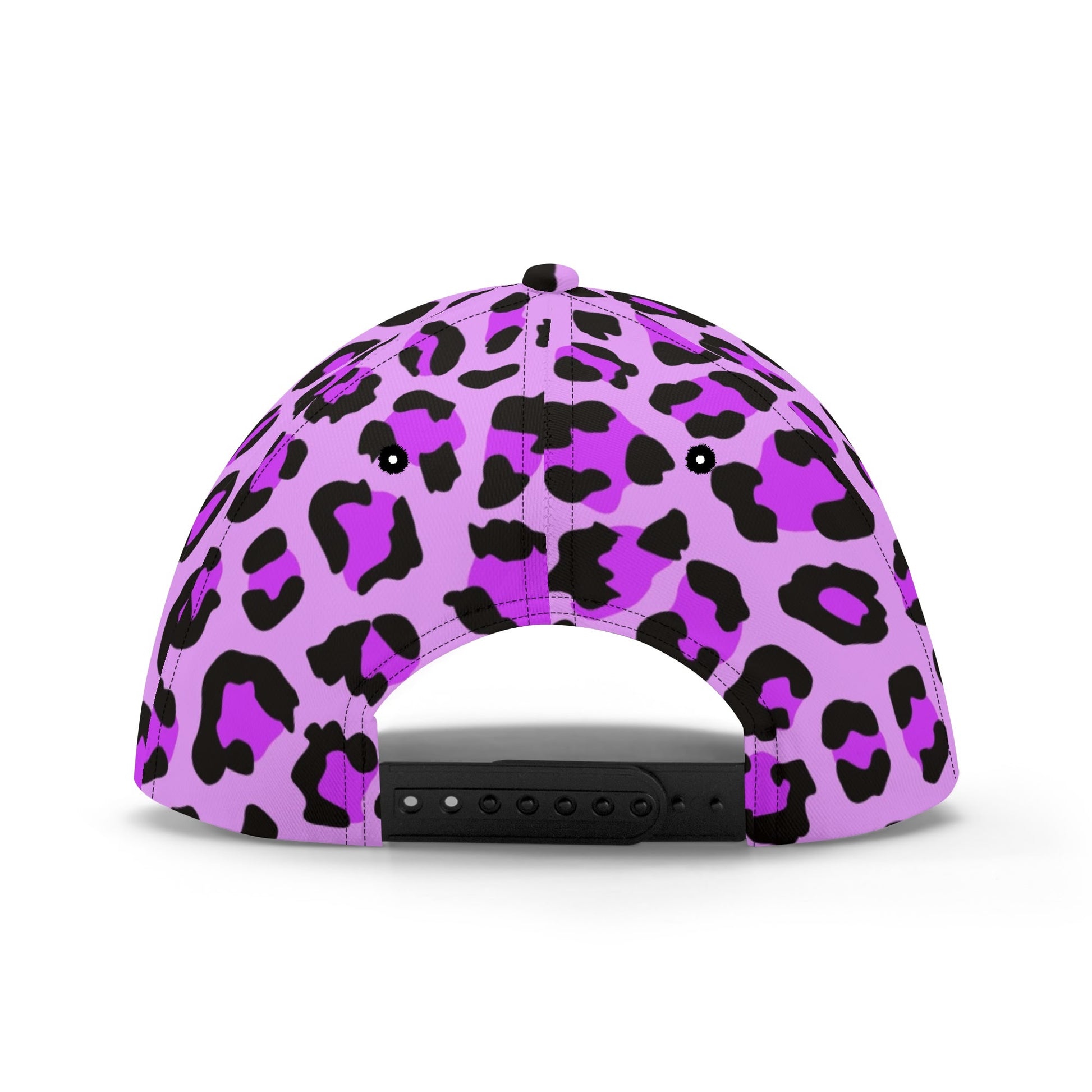 Leopard Hat | Purple, Blue and Black Print