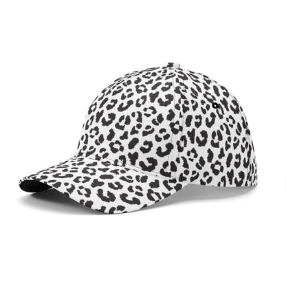 Leopard Hat | Black and White Print