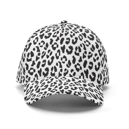 Leopard Hat | Black and White Print