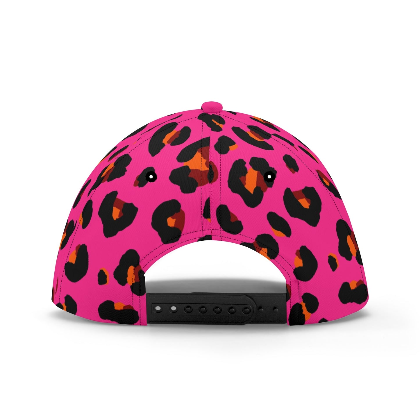 Leopard Hat | Cerise Pink, Orange and Black Print