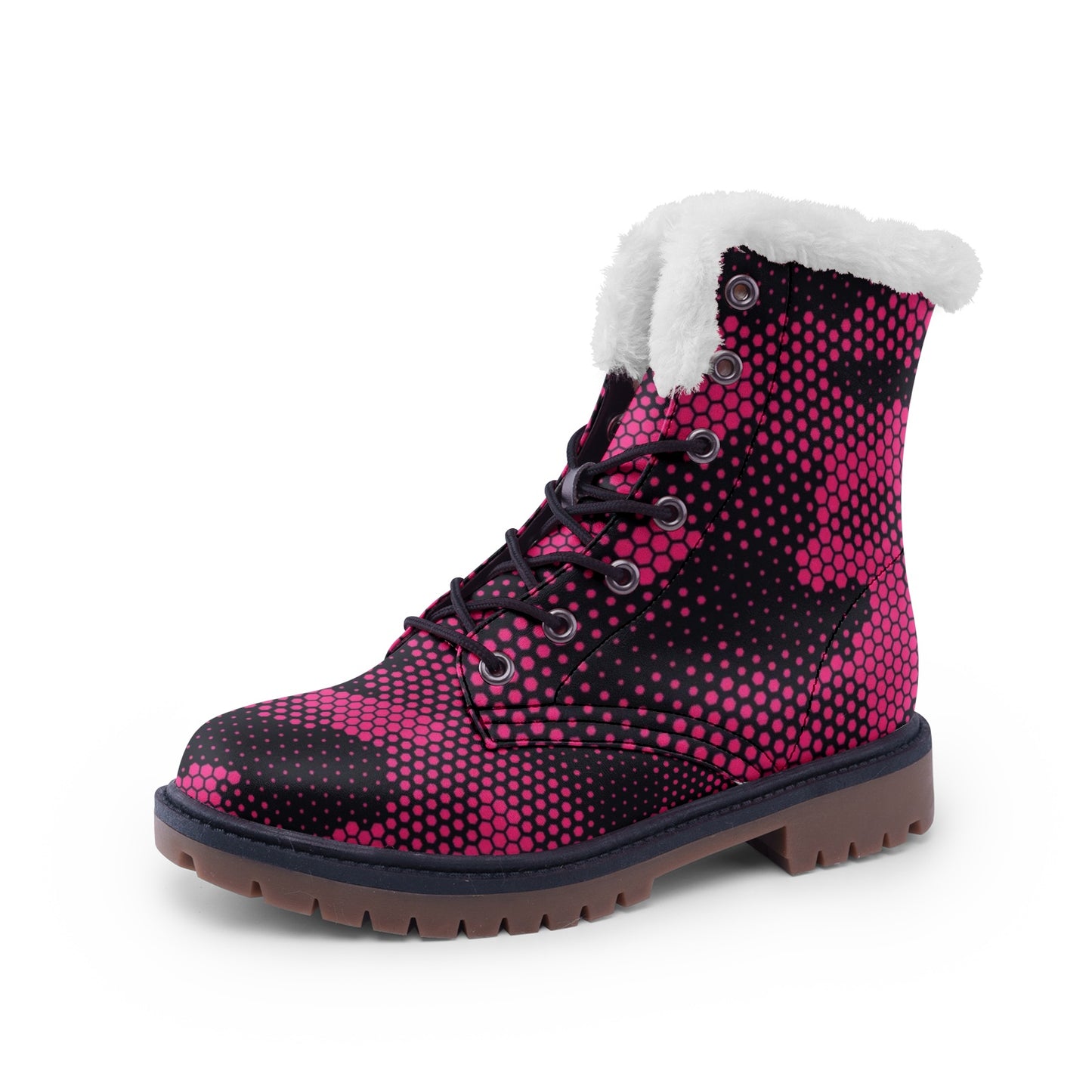 Snow Camo Boots | Digital Pink Camouflage