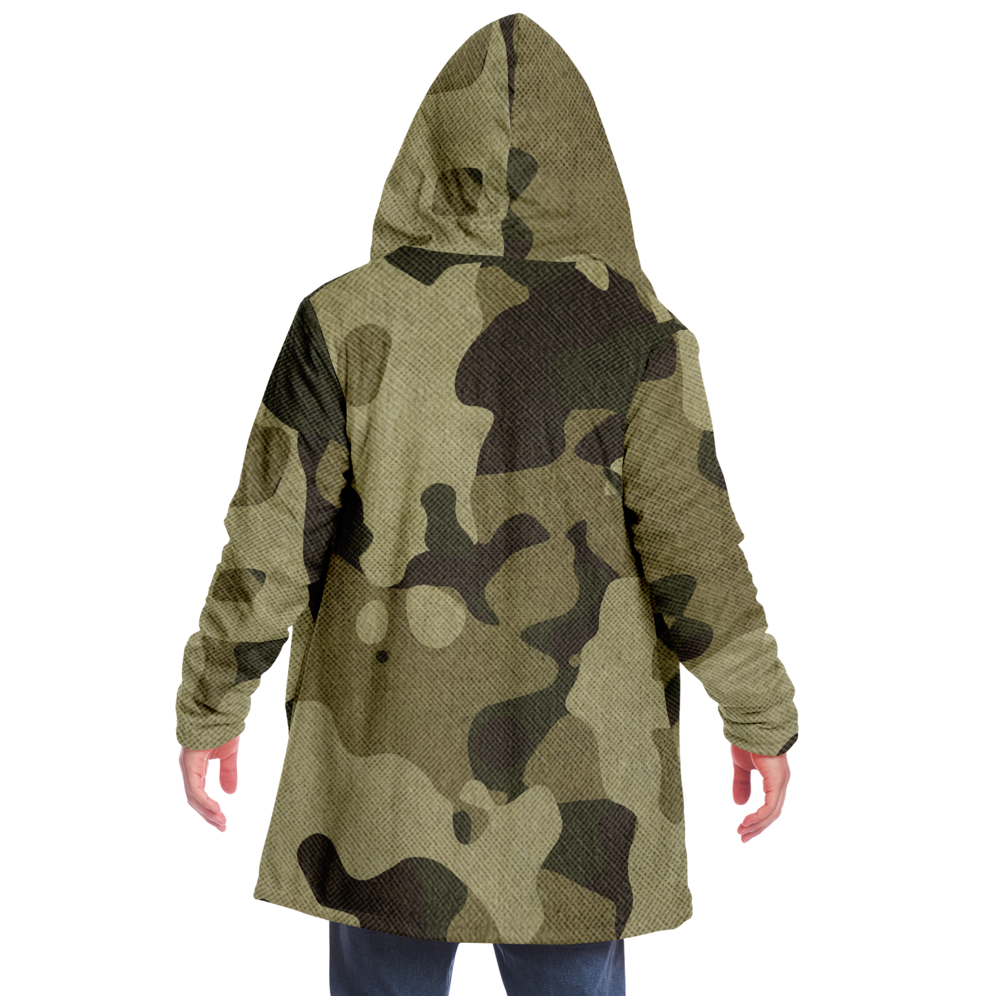 Camo Cloak | Green Fabric Camouflage | Microfleece