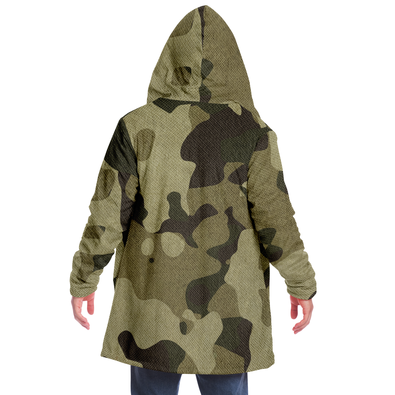 Camo Cloak | Green Fabric Camouflage | Microfleece