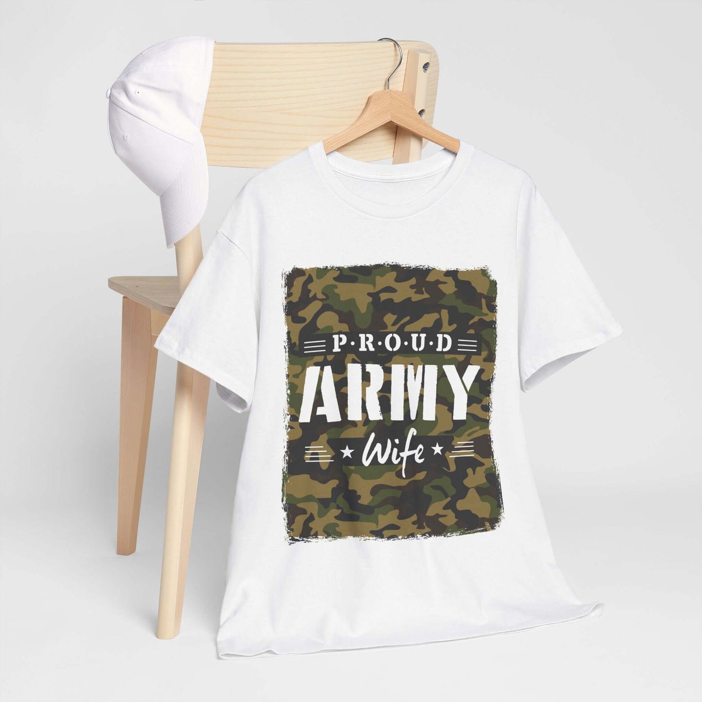 Proud Army Wife Shirt | 2025 Heavy Cotton Tee