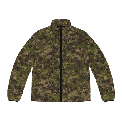 Camo Puffer Jacket For Men | Hunting Brown Camouflage