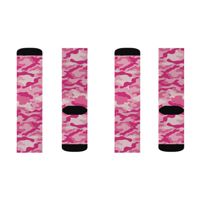 Camo Socks | Lavender Pink Camouflage