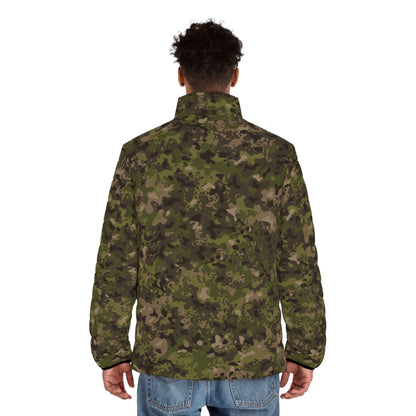 Camo Puffer Jacket For Men | Hunting Brown Camouflage