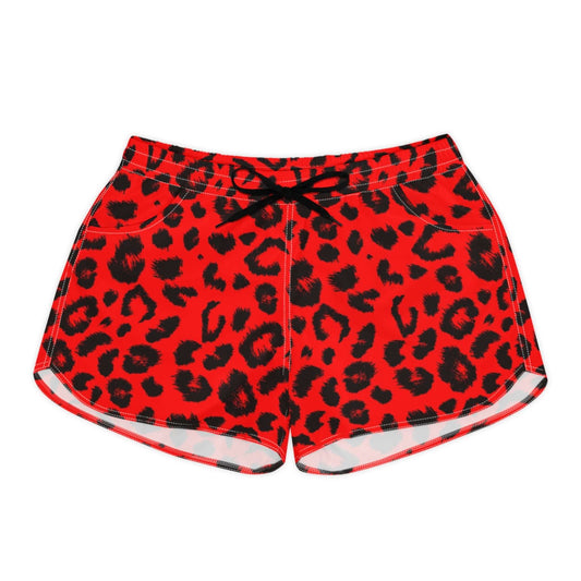 Summer Shorts For Women | Red Leopard Print | Camo Colors