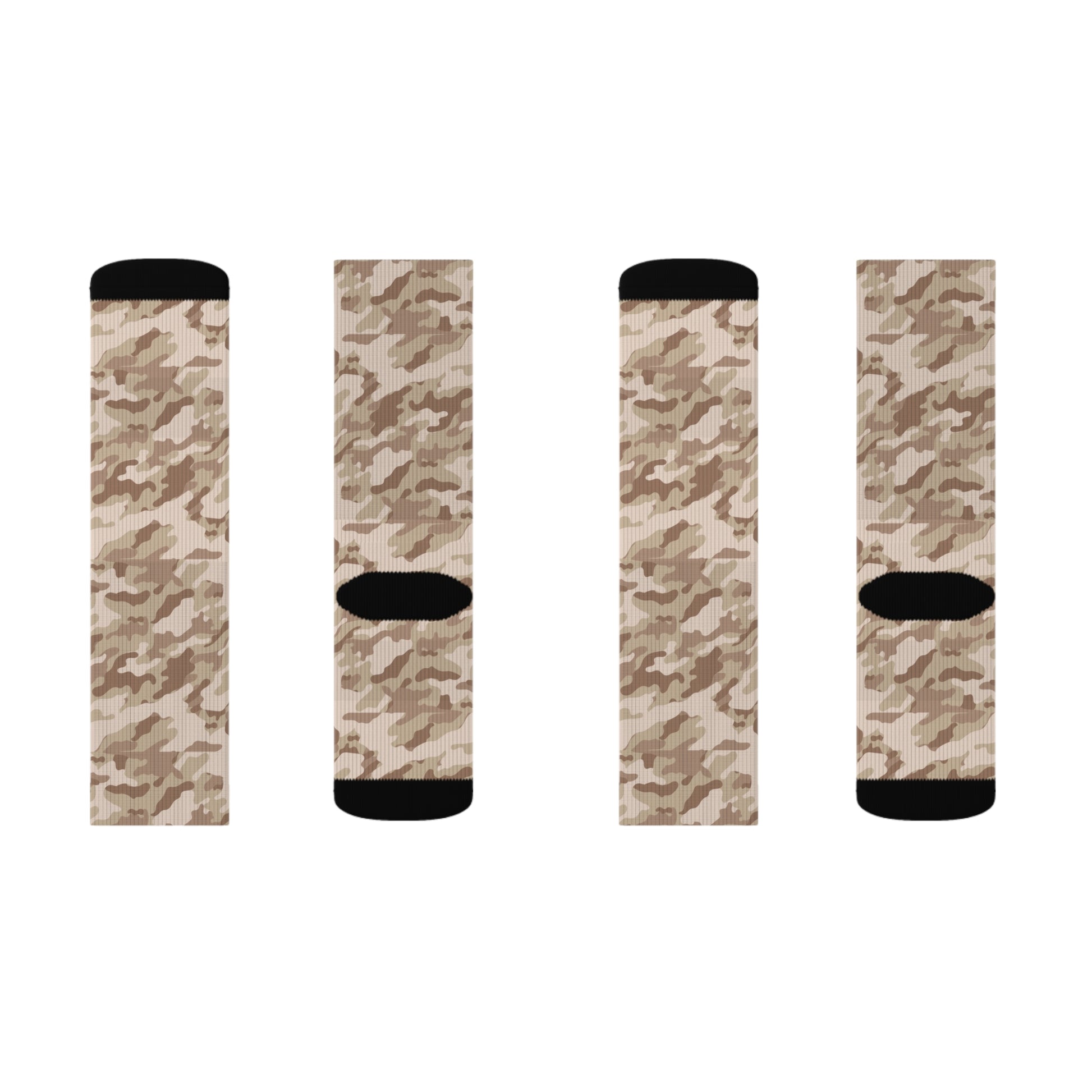 Camo Socks | Desert Brown Camouflage