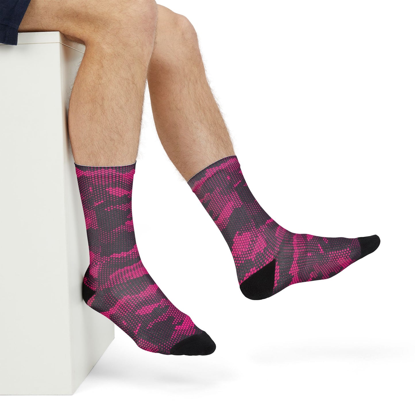 Camo Socks | Digital Pink | Sublimation Crew