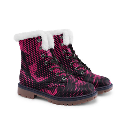 Snow Camo Boots | Digital Pink Camouflage