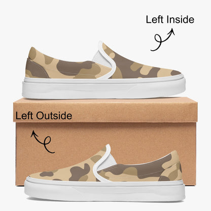 Camo Slip-On Shoes | Khaki Camouflage