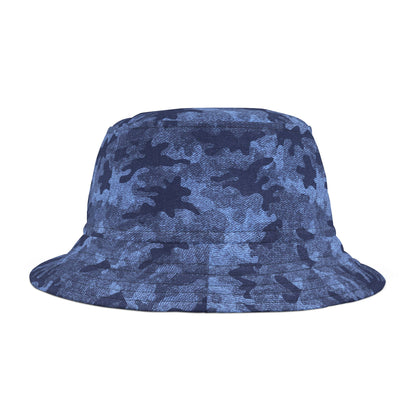 Camo Bucket Hat | Denim Blue Camouflage