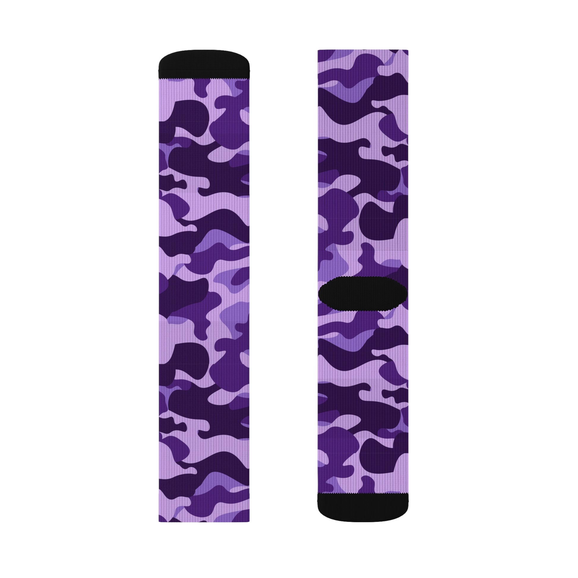 Camo Socks | Purple, Blue & Mauve Camouflage