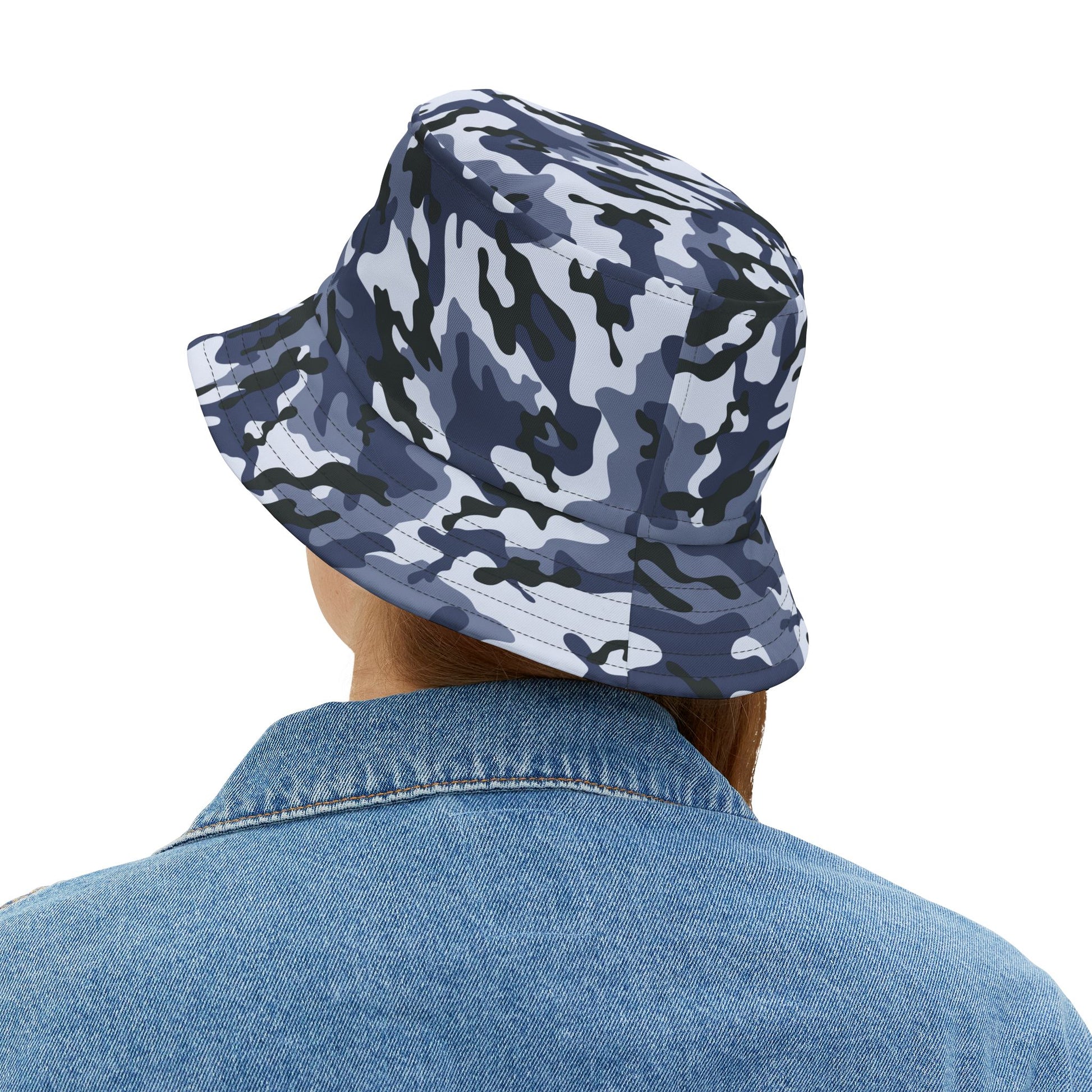 Camo Bucket Hat | Light Blue Camouflage