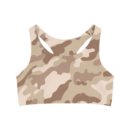 Camo Bra | Desert Brown Sports Camouflage