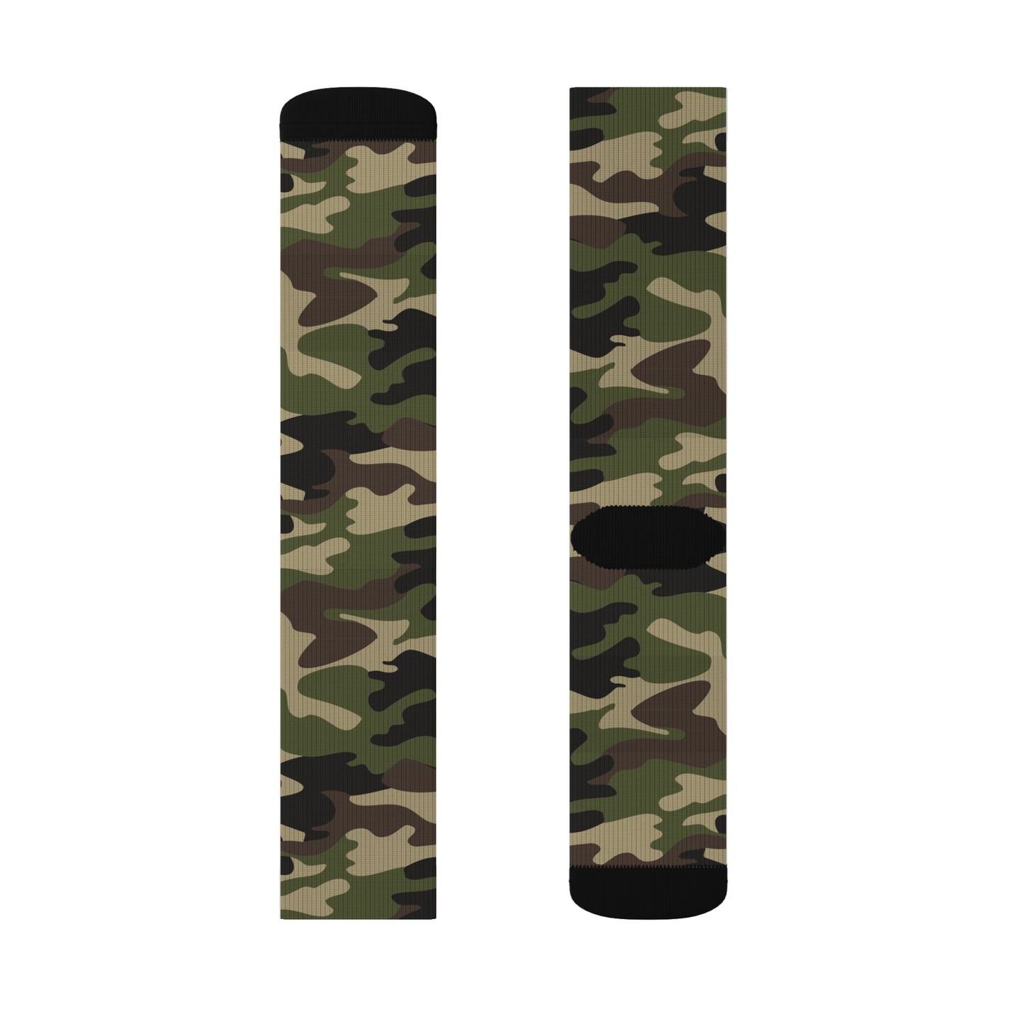 Camo Socks | Classic Green Camouflage