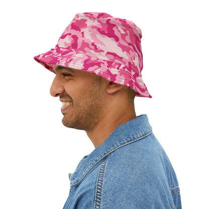 Camo Bucket Hat | Lavender Pink Camouflage