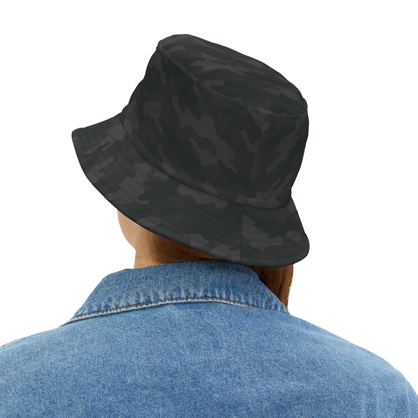 Camo Bucket Hat | Black Camouflage