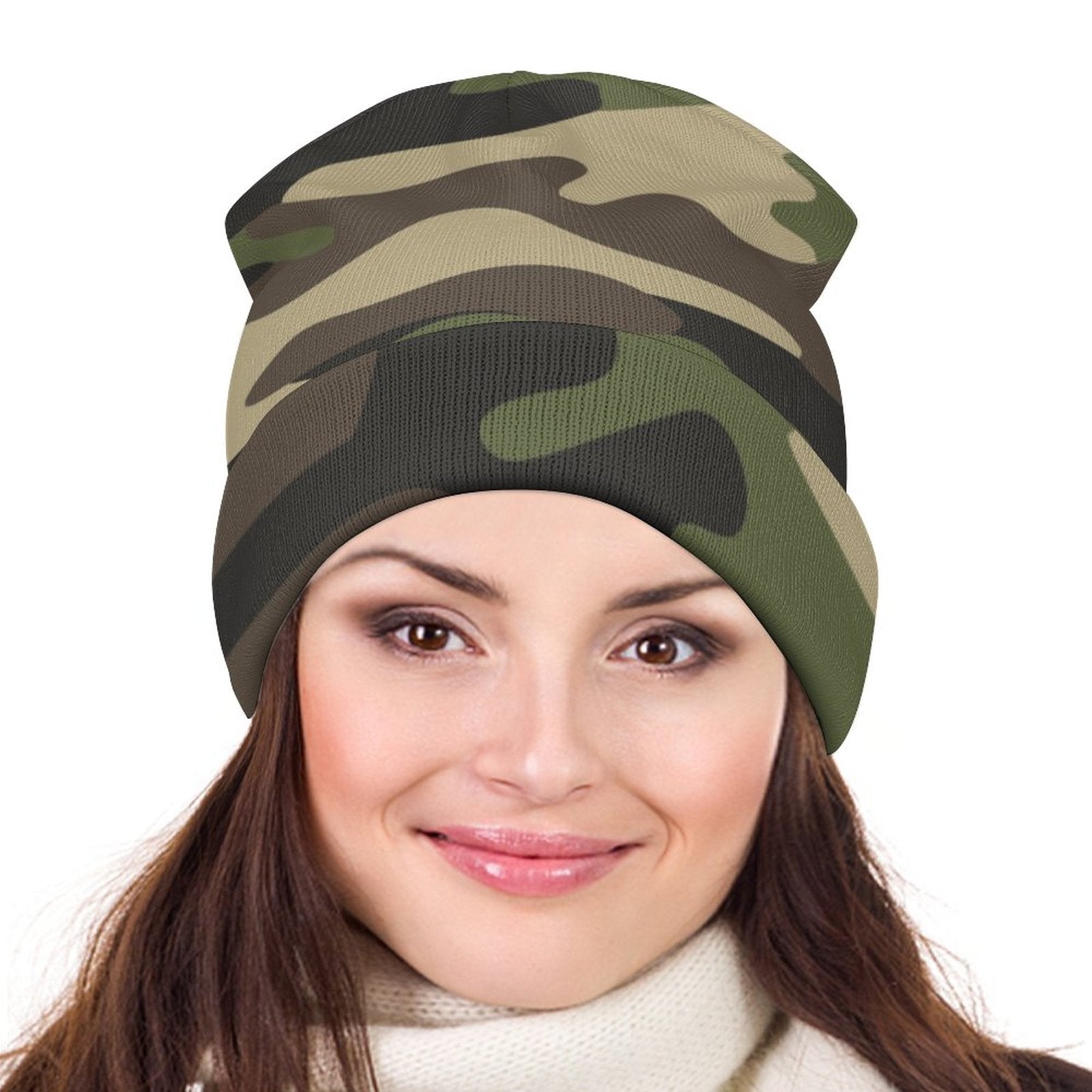 Camo Beanie | Classic Green Camouflage