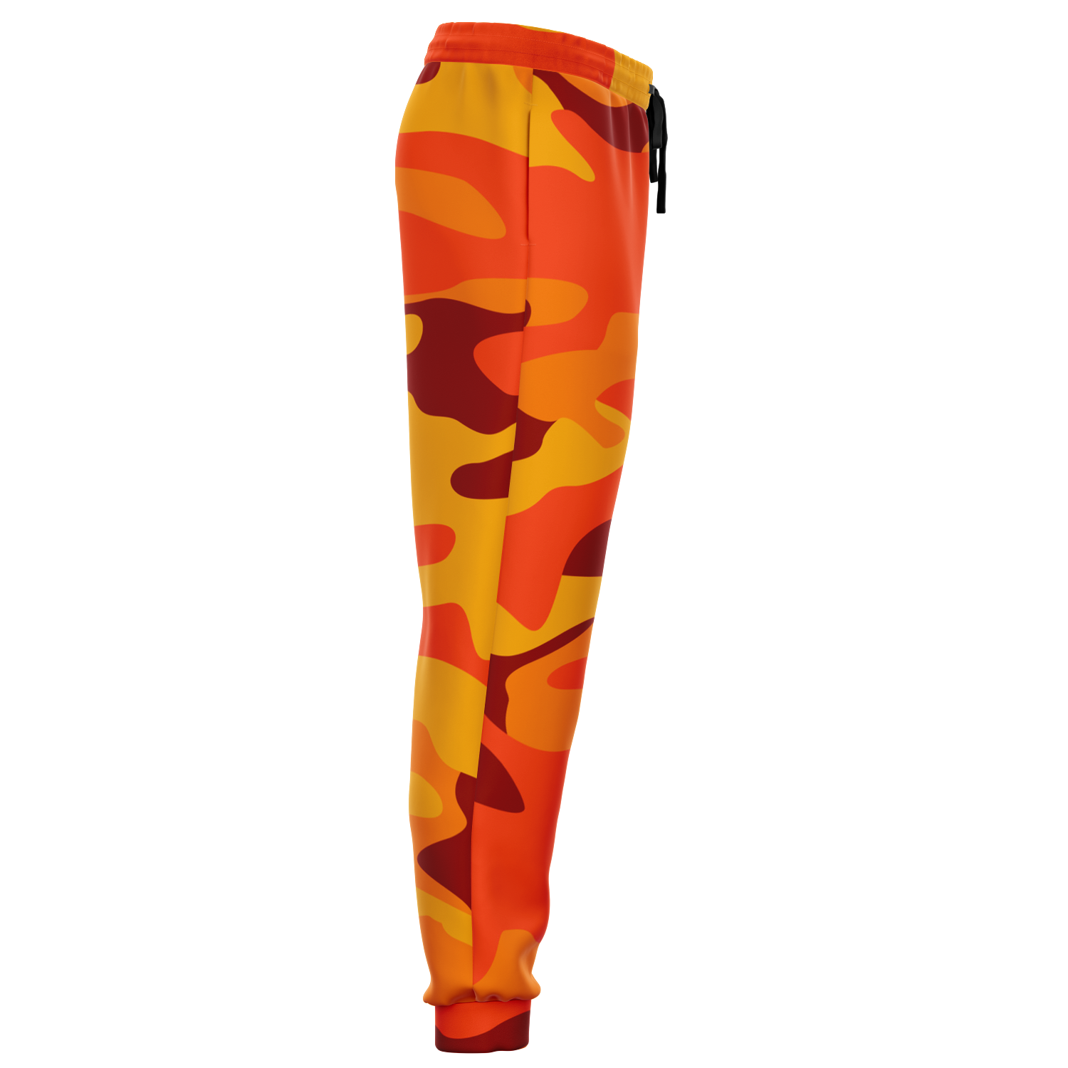 Camo Joggers | Unisex | Orange & Red