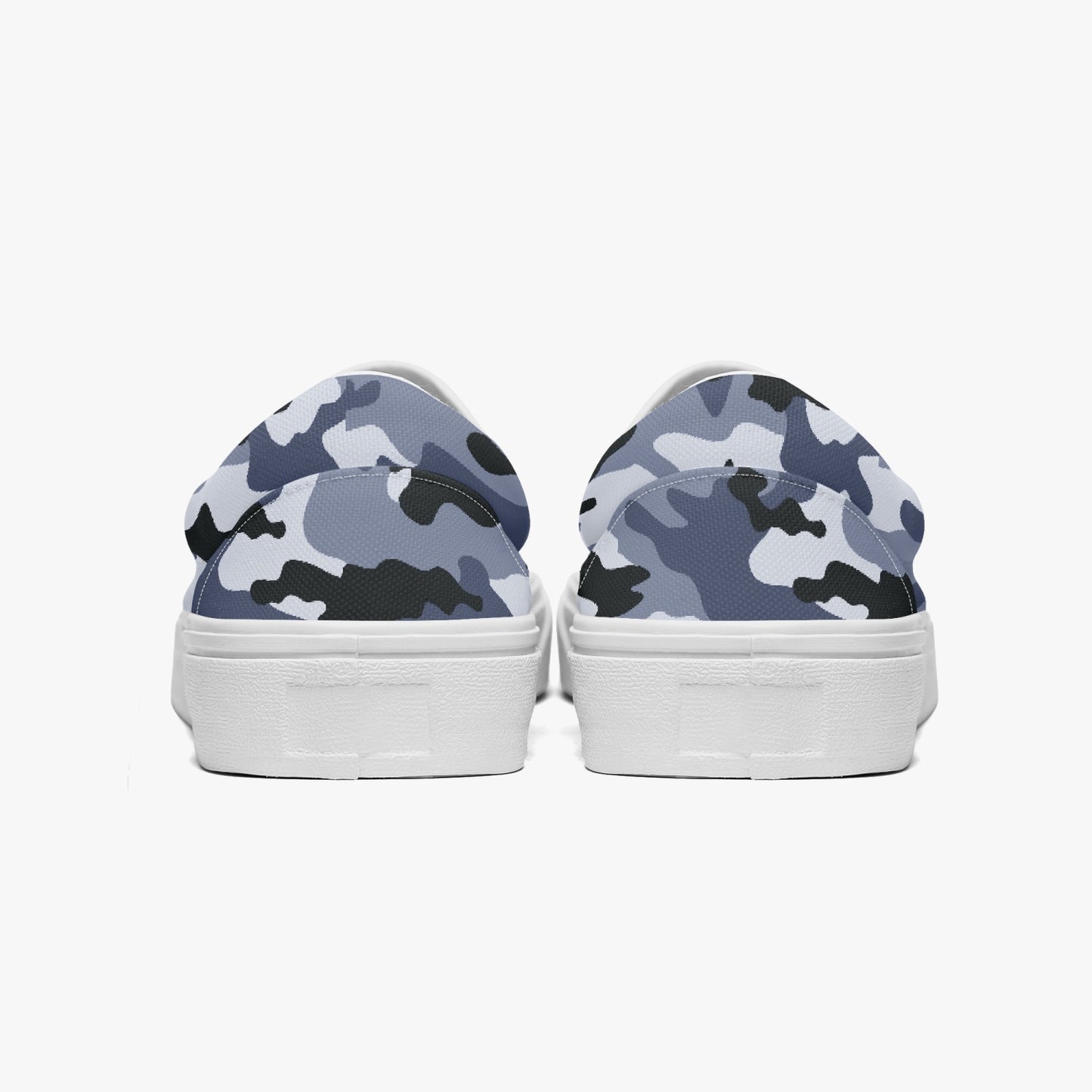 Camo Slip-On Shoes | Light Blue Camouflage