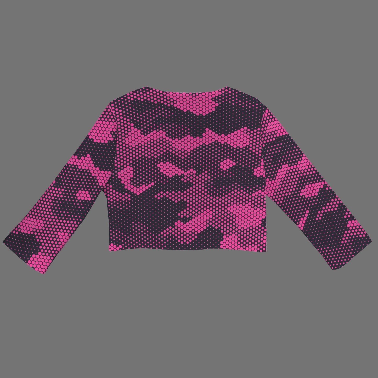 Camo Blazer | Cropped Open Front | Digital Pink Camouflage