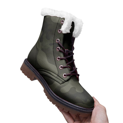 Snow Camo Boots | Brown Digital Dotted Camouflage