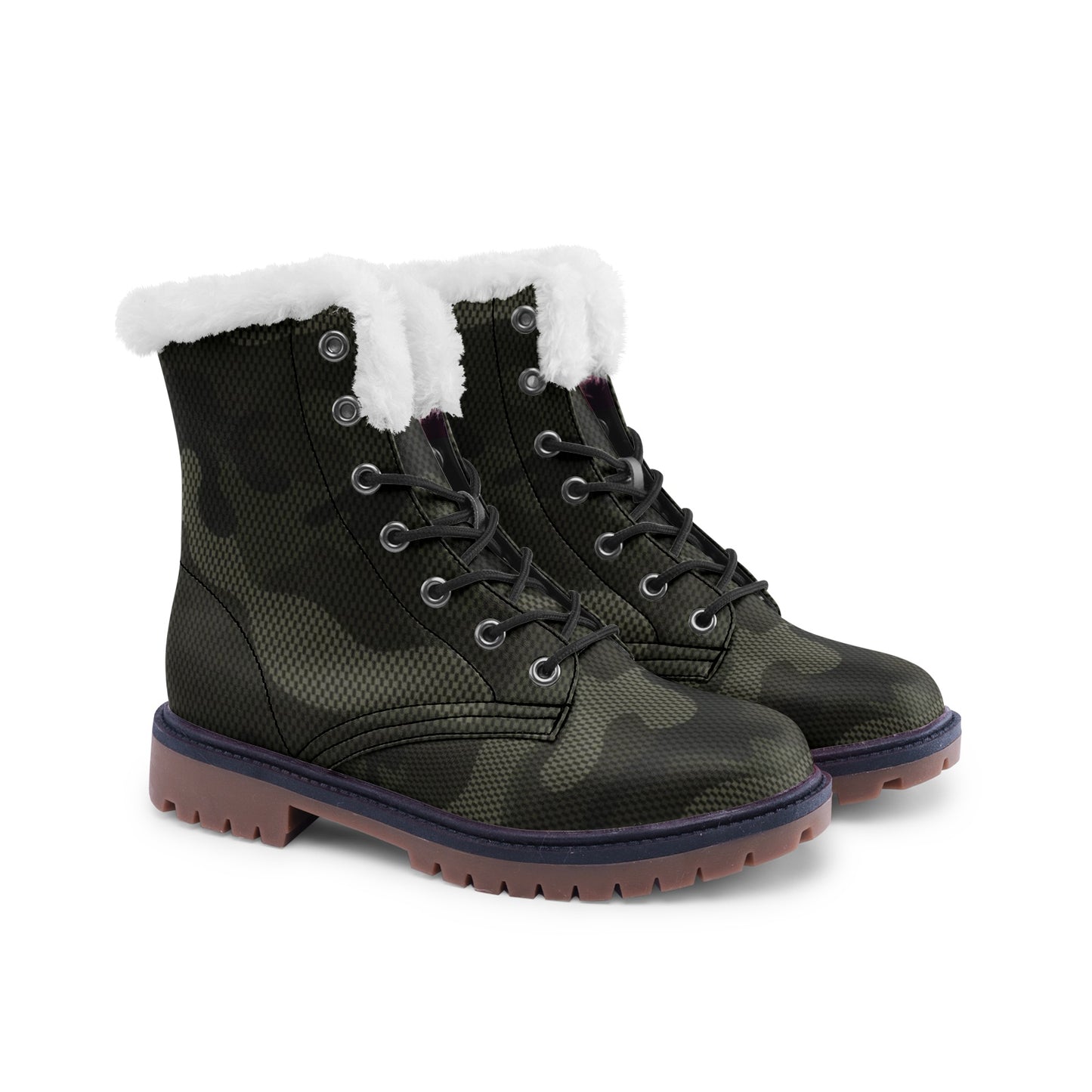 Snow Camo Boots | Brown Digital Dotted Camouflage