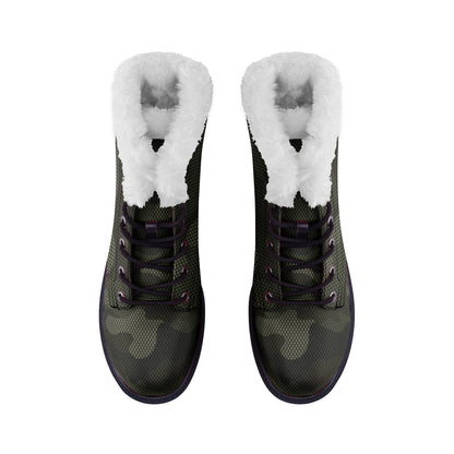 Snow Camo Boots | Brown Digital Dotted Camouflage