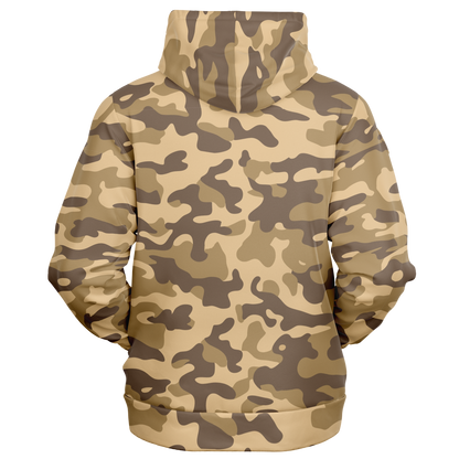 Zip-Up Hoodie | Khaki Camouflage