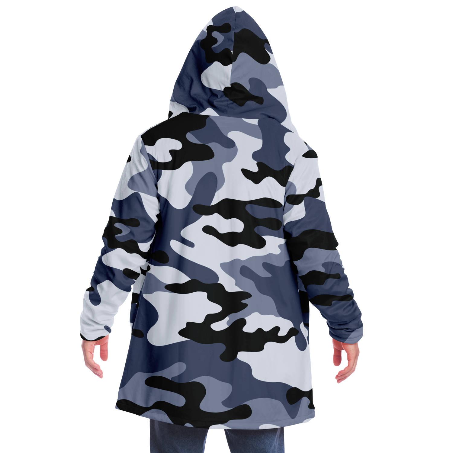 Camo Cloak | Light Blue Camouflage | Microfleece